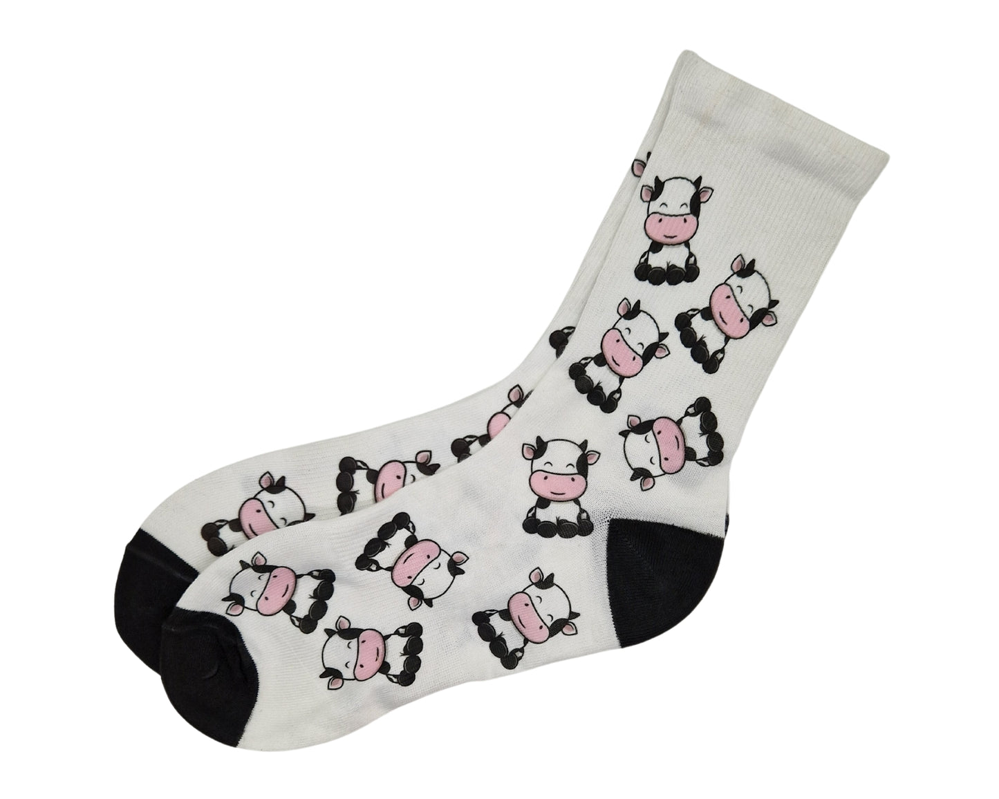Witzige bedruckte Damen Socken Kühe