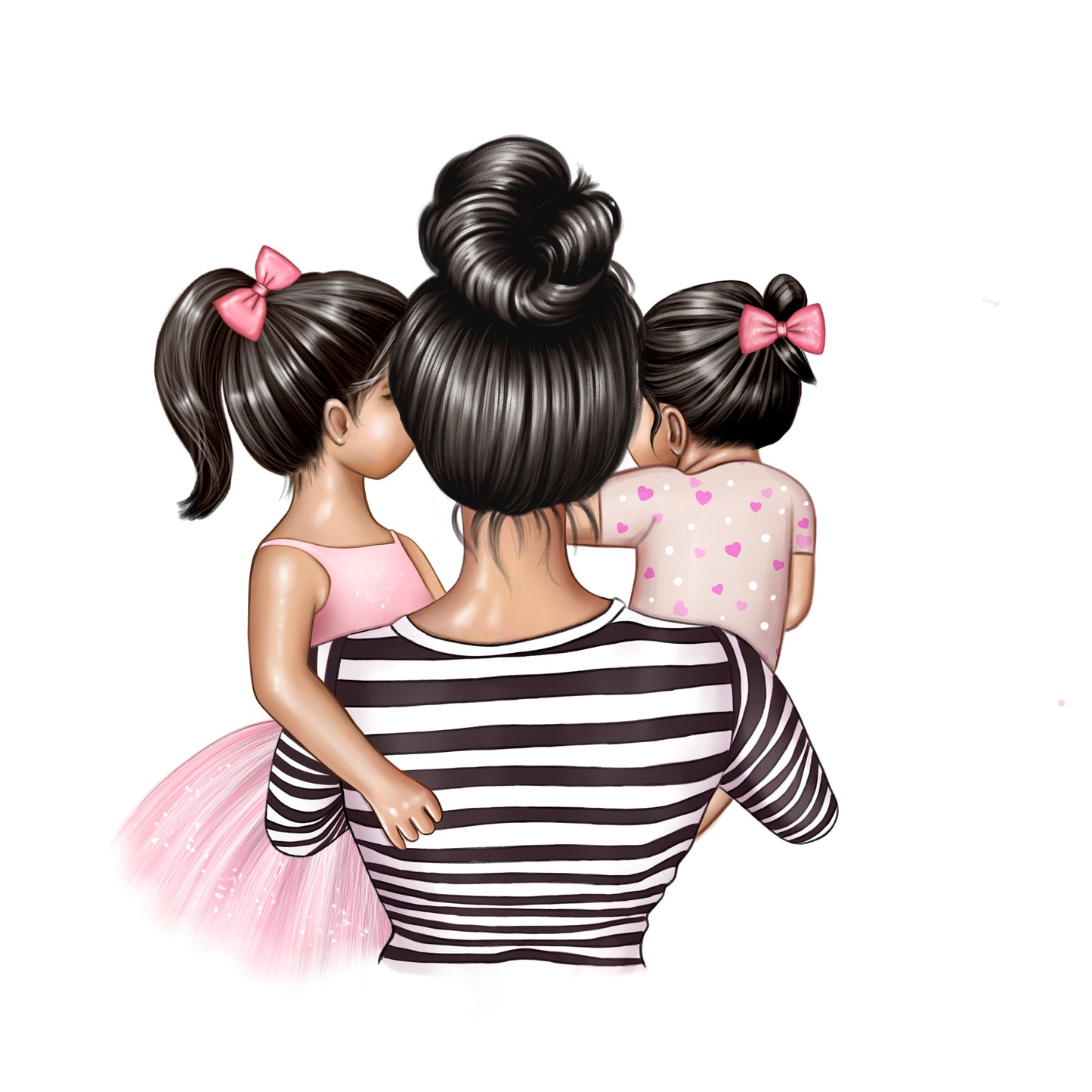 Personalisiertes Kissen Mama mit Kind Mutter Tochter Mami Sohn Muttertag Geschenk