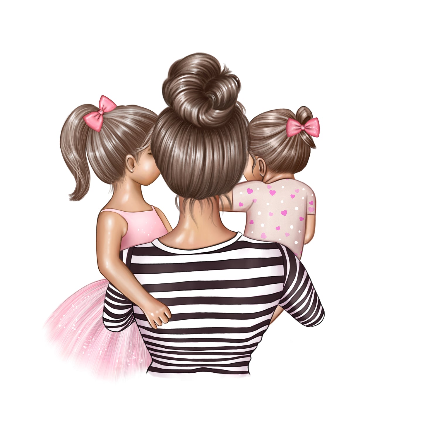 Personalisiertes Kissen Mama mit Kind Mutter Tochter Mami Sohn Muttertag Geschenk