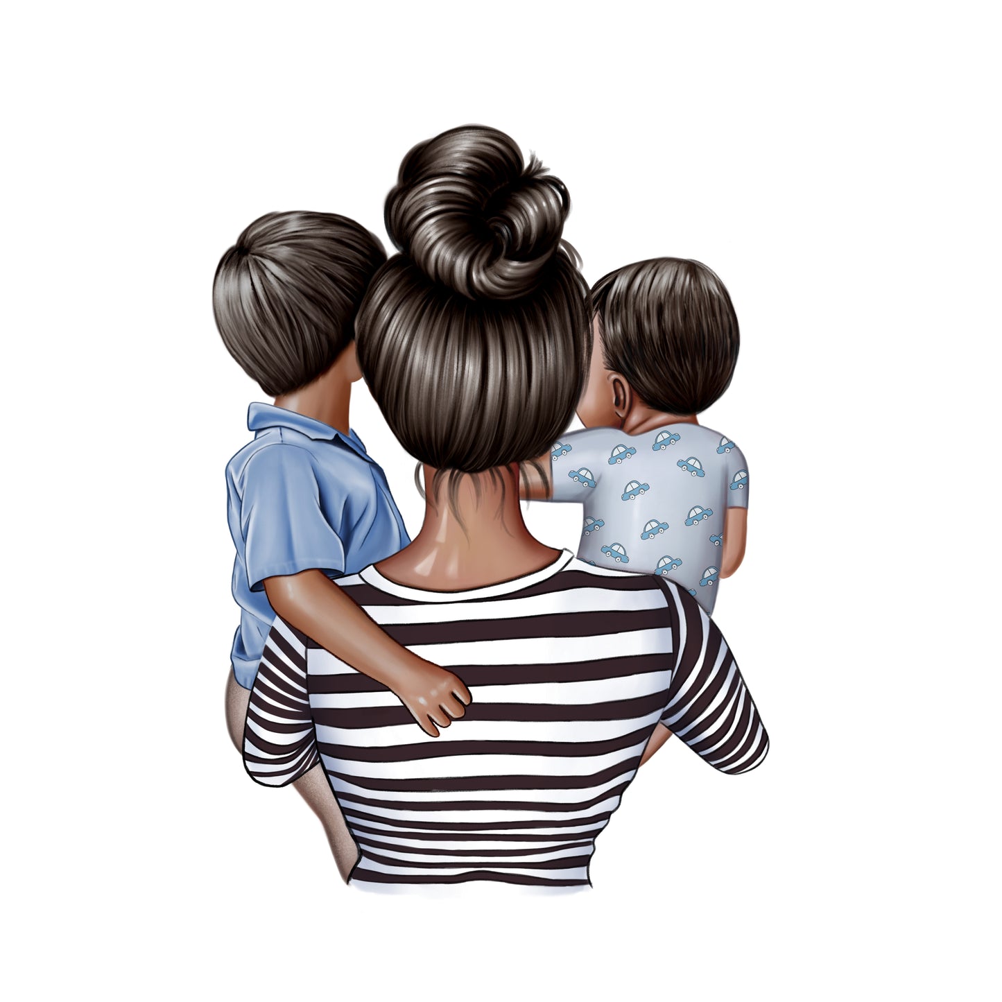 Personalisiertes Kissen Mama mit Kind Mutter Tochter Mami Sohn Muttertag Geschenk
