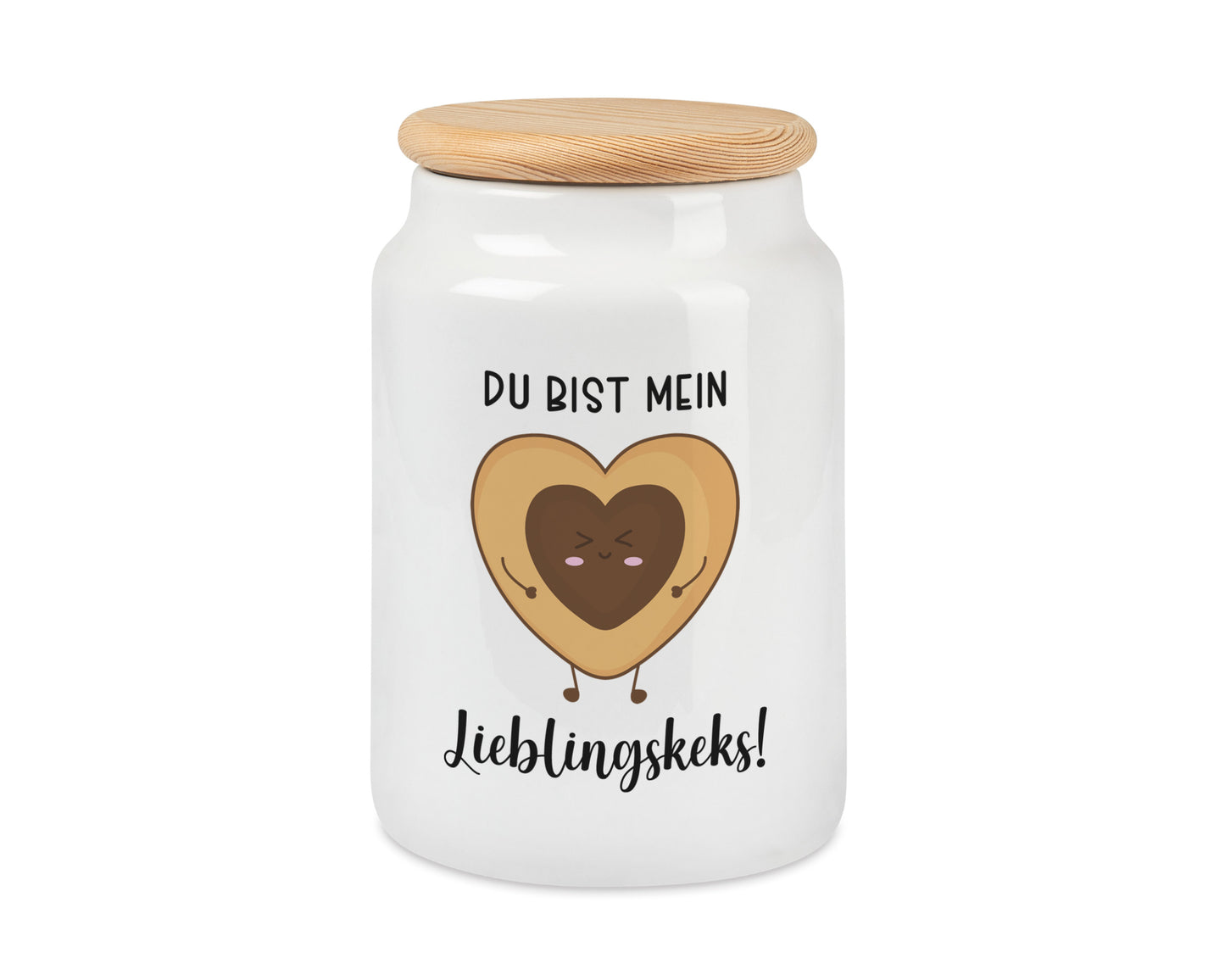 Keksdose Herz Du bist mein Lieblingskeks Plätzchendose