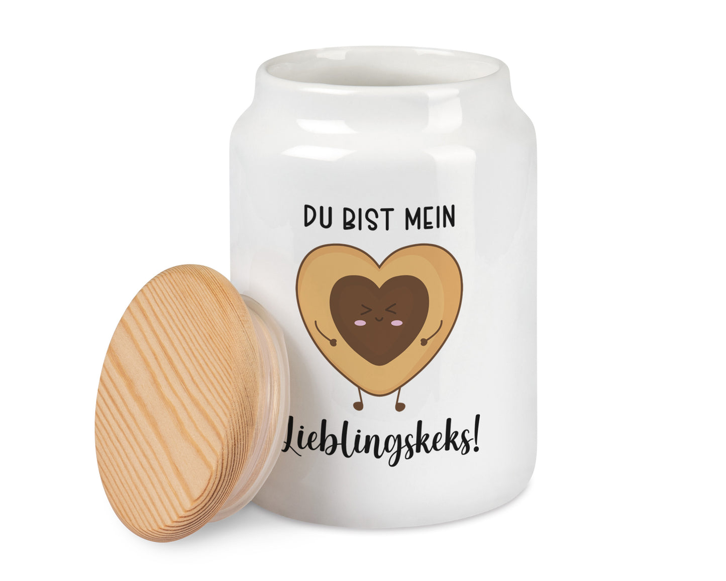 Keksdose Herz Du bist mein Lieblingskeks Plätzchendose
