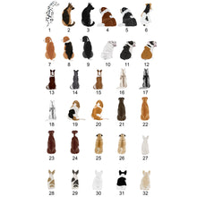Lade das Bild in den Galerie-Viewer, Personalisierte Fußmatte Familie Kinder Hund Katze Herzlich Willkommen 35x50 cm Türmatte - Tachinedas Kreativshop
