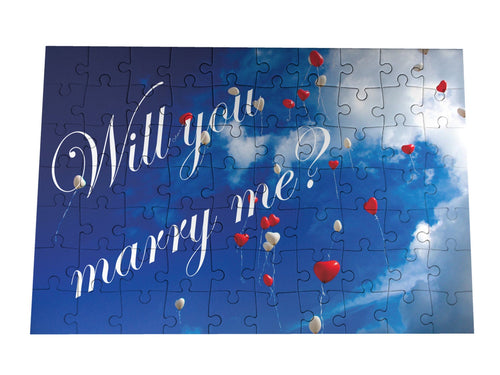 Origineller Heiratsantrag Puzzle Willst du mich Heiraten / Will you marry me Luftballons - Tachinedas Kreativshop