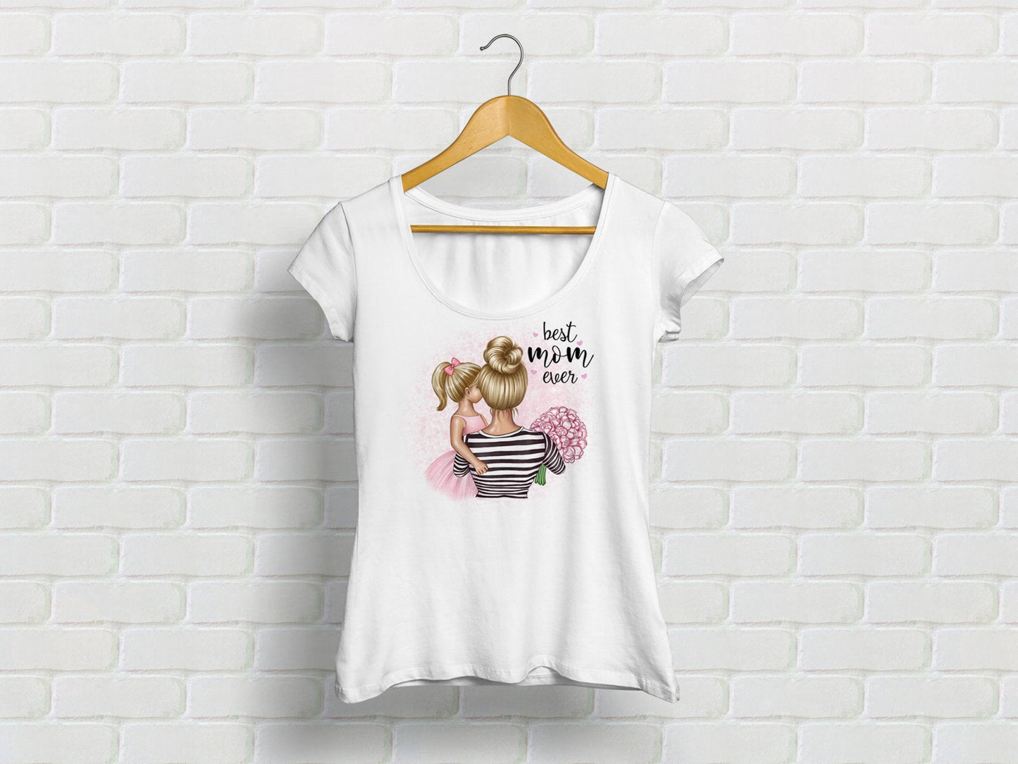 Personalisiertes T-Shirt Mama mit Kind Mutter Tochter Mami Sohn Mutter mit Kindern - Tachinedas Kreativshop