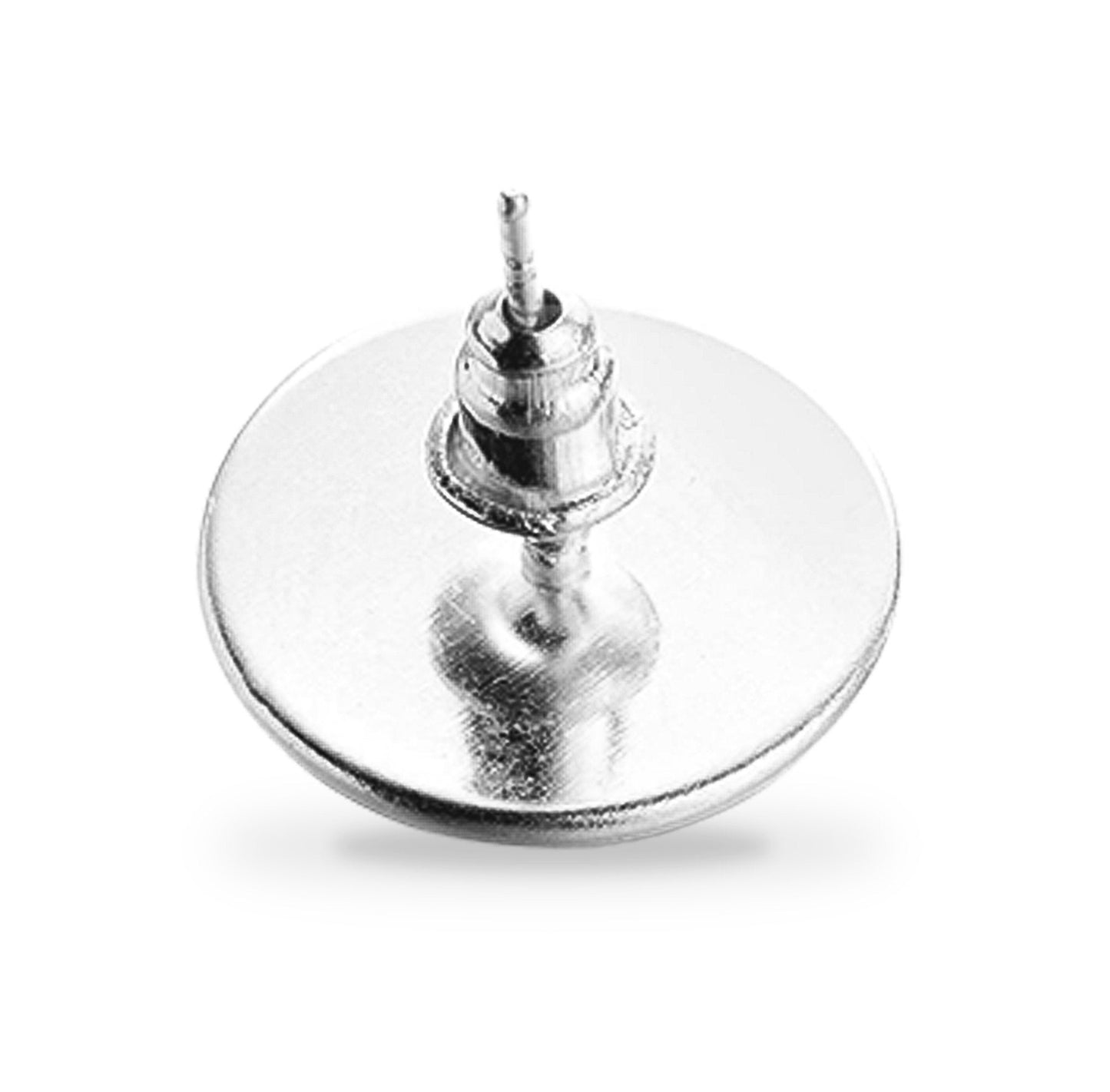 Damen Ohrstecker mit Motiv Voodoo Puppen Unisex Ohrringe Edelstahl silber schwarz Ohrschmuck Cabochon - Tachinedas Kreativshop