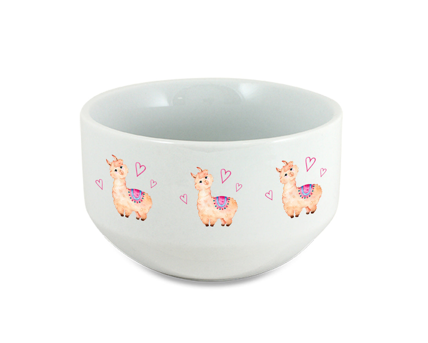 Alpaka Müslischale mit Spruch lustige Lama Müslischüssel