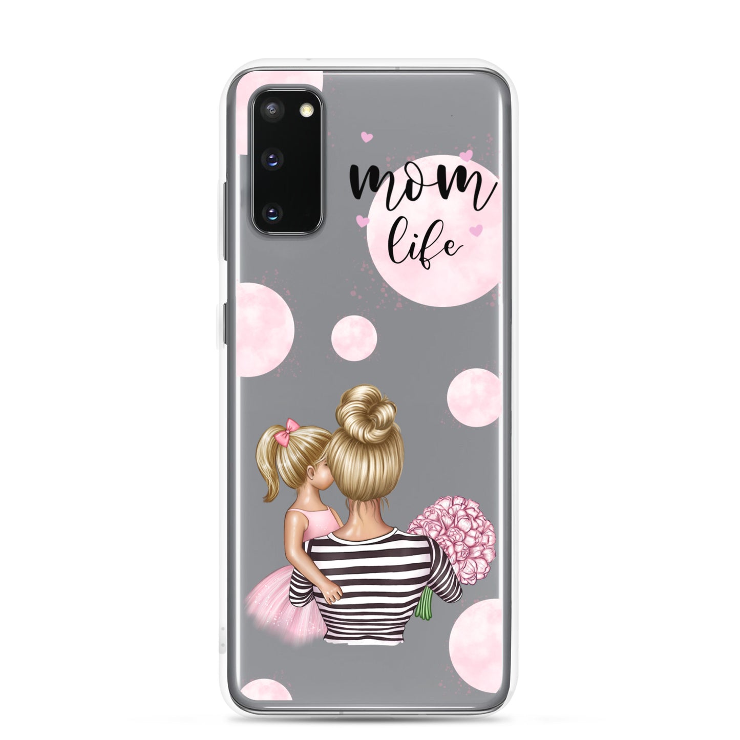Personalisierte Handyhülle Mama und Kind mom life Samsung Iphone