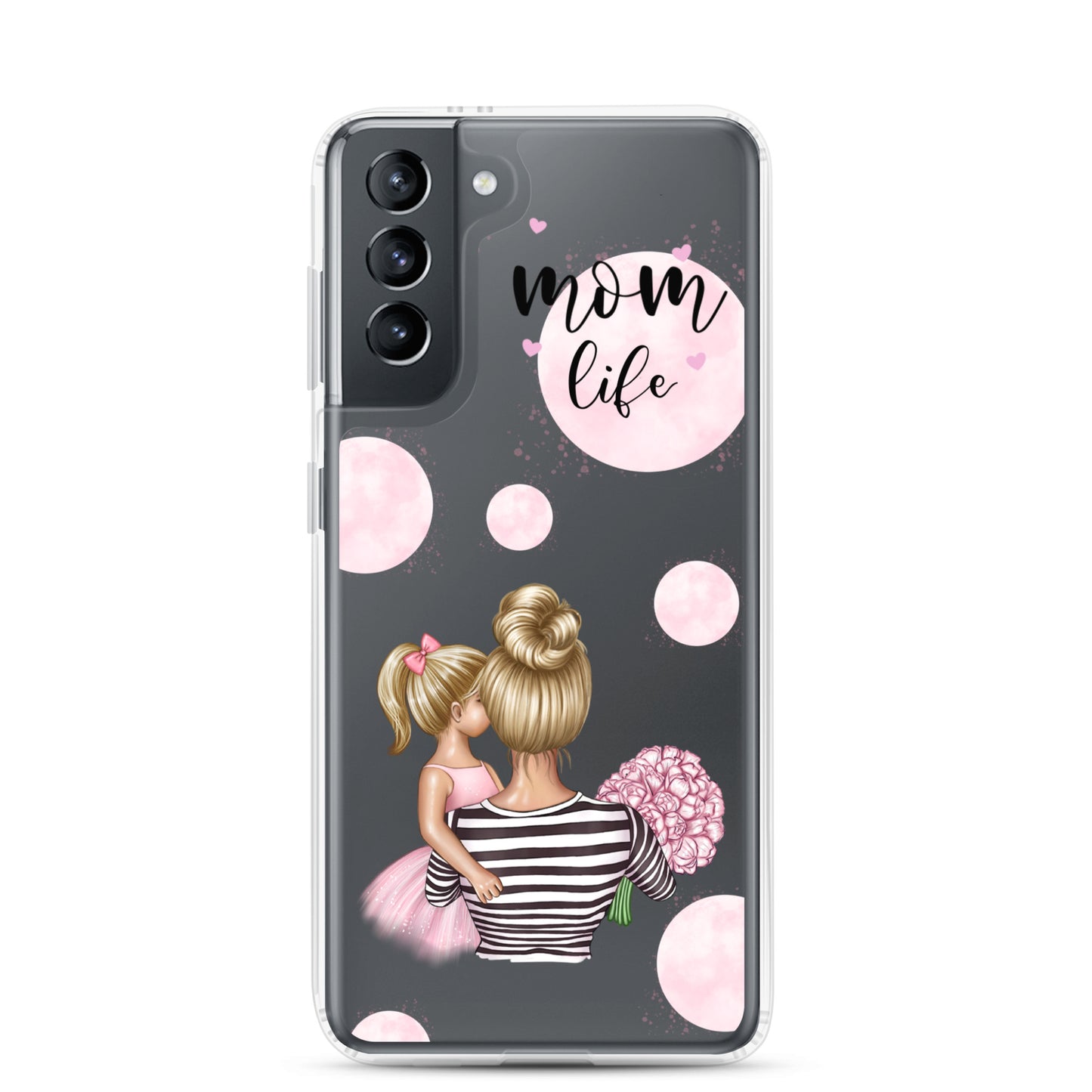 Personalisierte Handyhülle Mama und Kind mom life Samsung Iphone