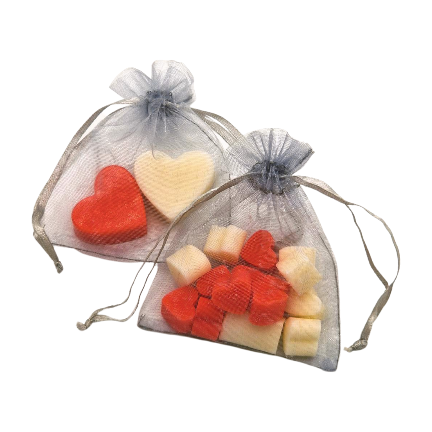 Gastgeschenke zur Hochzeit Duftwachs Herzen Vanille Erdbeer Wax melts wachs melts