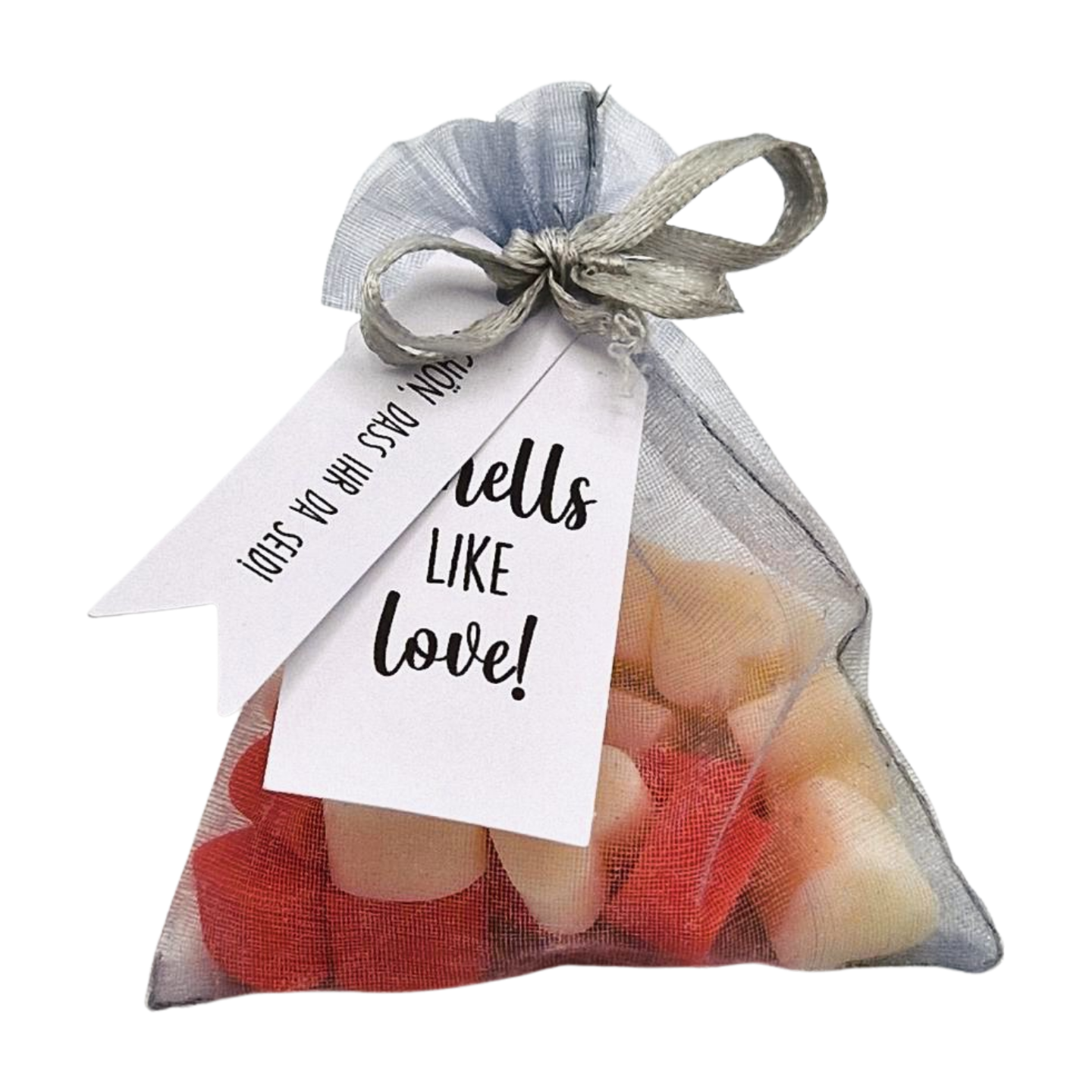 Gastgeschenke zur Hochzeit Duftwachs Herzen Vanille Erdbeer Wax melts wachs melts