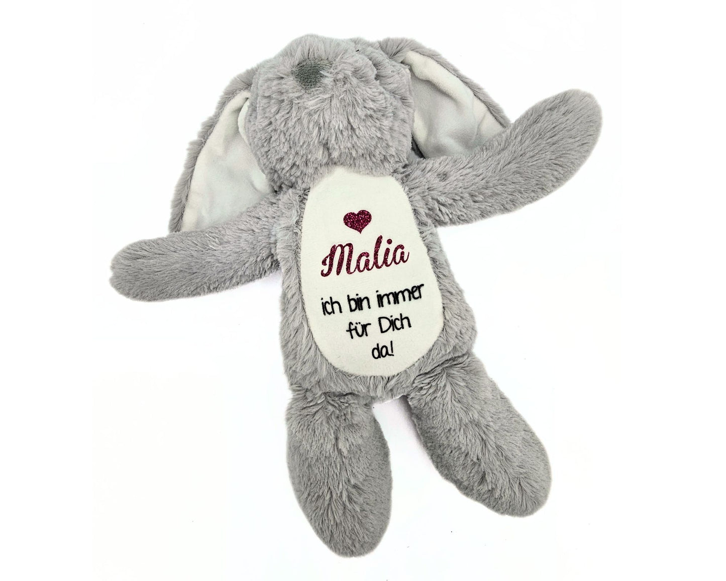 Personalisiertes Kuscheltier Stofftier personalisiert mit Name Baby Geschenk zur Geburt