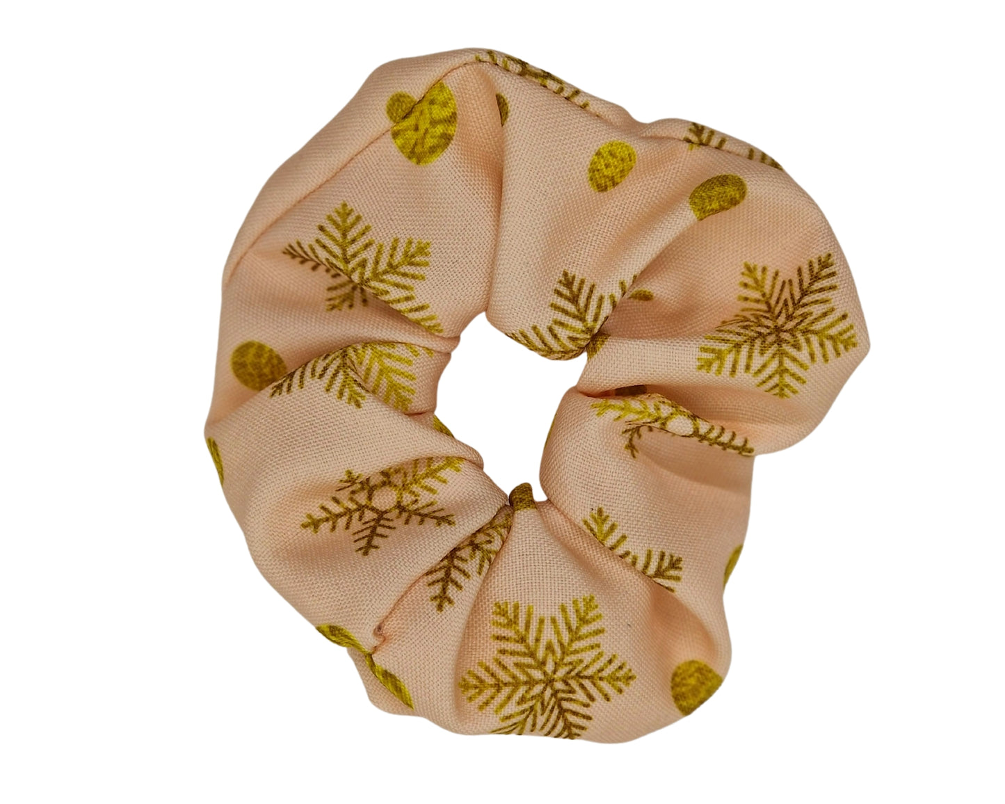 2er Set Christmas Scrunchie Haargummis mint apricot