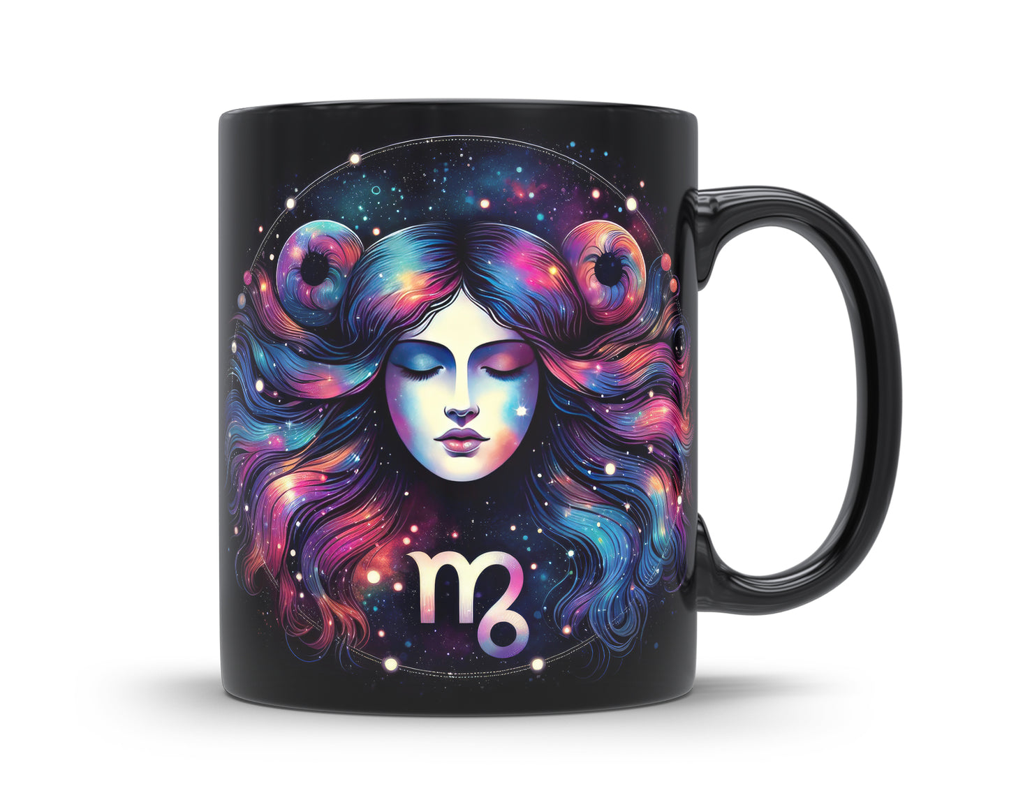 Sternzeichen Tasse schwarz Astrologie