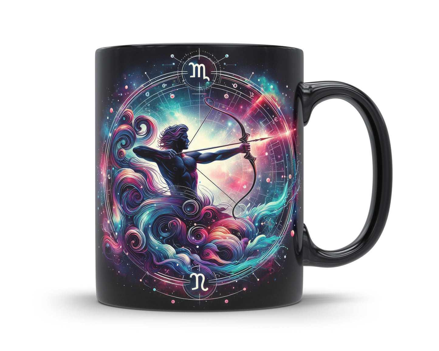 Sternzeichen Tasse schwarz Astrologie