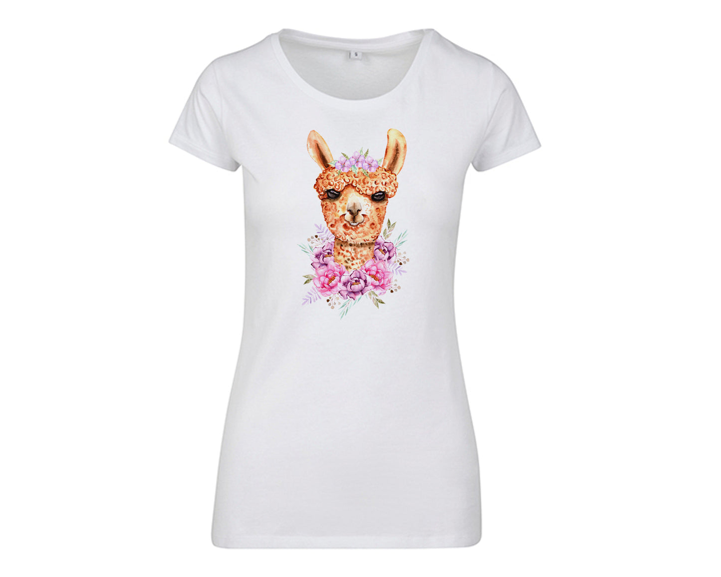 Damen T-Shirt mit Alpaka