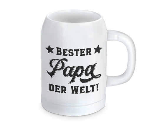 Bierkrug Bester Papa der Welt Masskrug 0,5l