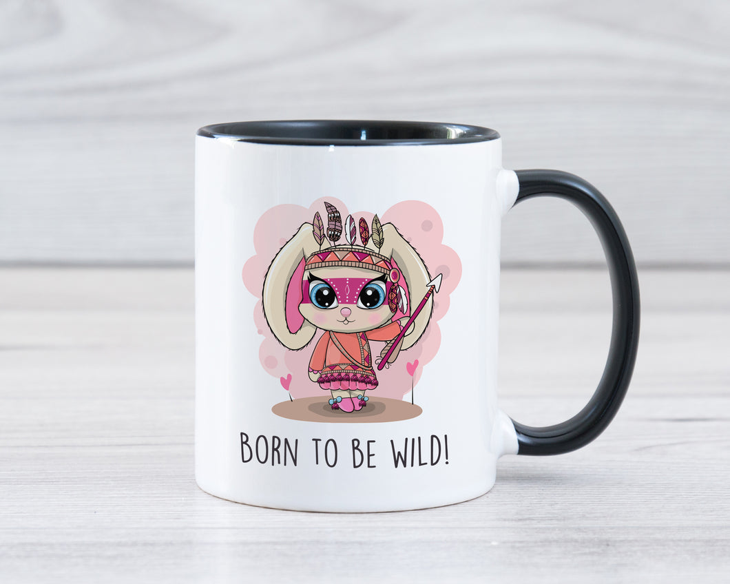Kaffeetasse Hase Born to be wild