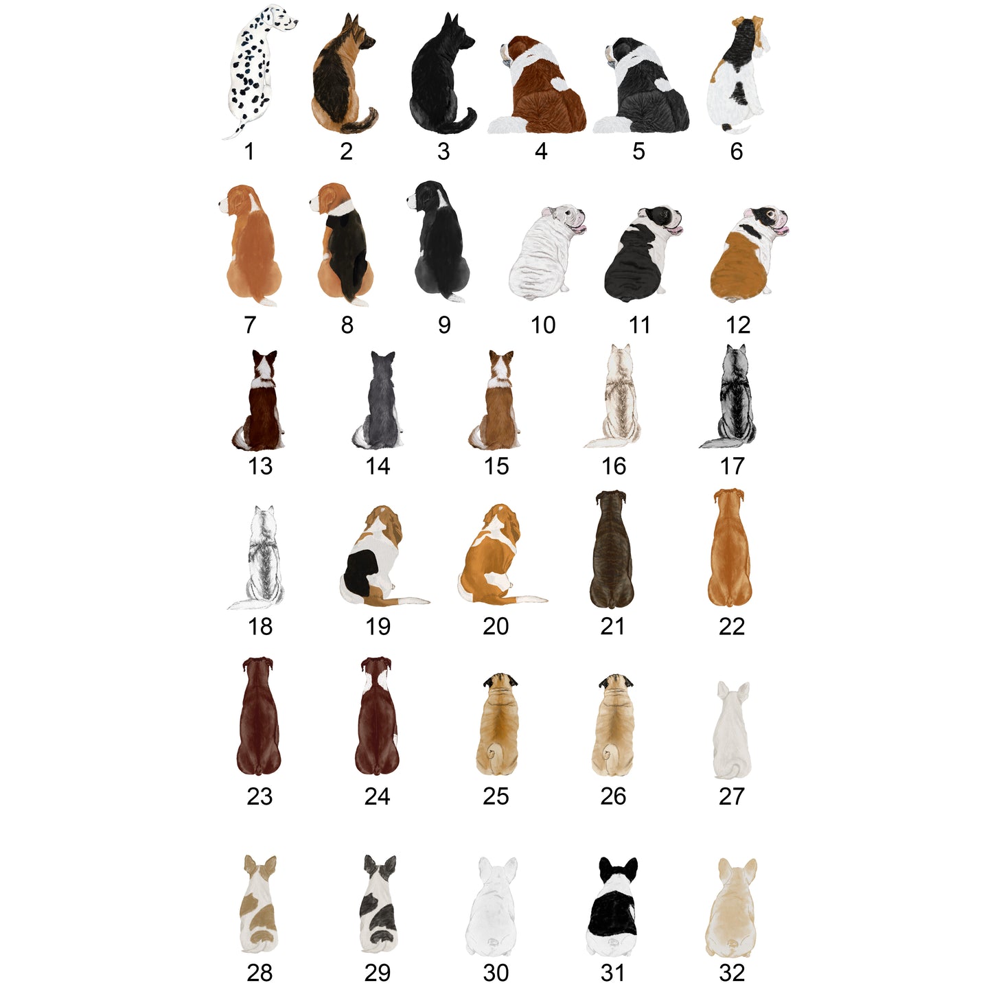 Personalisierte Fußmatte Familie Kinder Hund Katze Herzlich Willkommen 35x50 cm Türmatte - Tachinedas Kreativshop