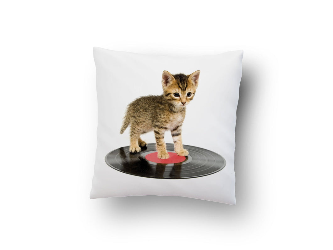 Kissen mit Kätzchen Kissen mit Print Katze - Tachinedas Kreativshop