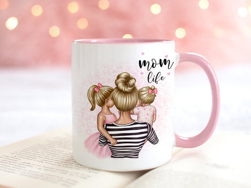 Personalisierte Tasse Mama mit Kind Mutter Tochter Mami Sohn - Tachinedas Kreativshop