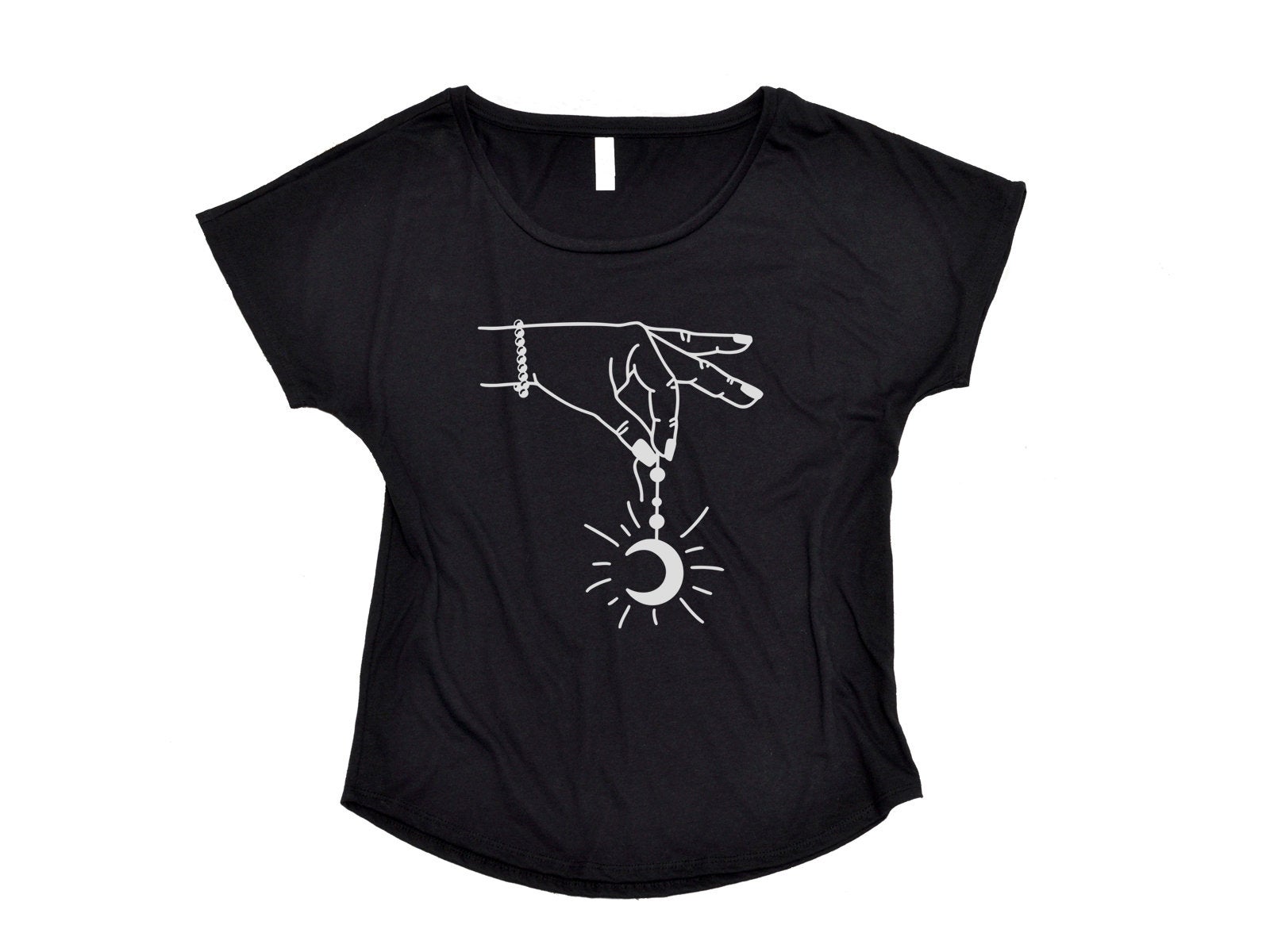 Lockeres Damen T-Shirt Mystik Shirt Pendel Magie - Tachinedas Kreativshop